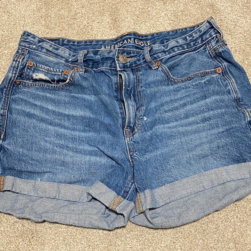 American Eagle Outfitters Women's Classic Blue Jean Shorts